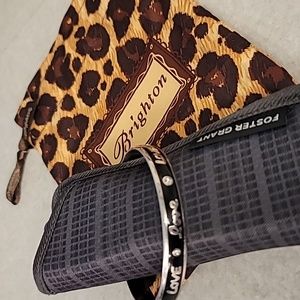 Brighton black Bangle bracelet